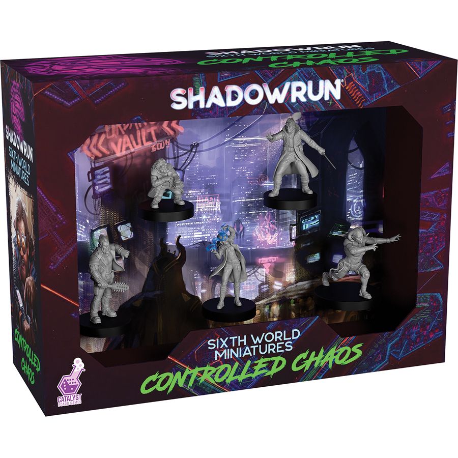 SHAOWRUN CONTROLLED CHAOS MINIATURES
