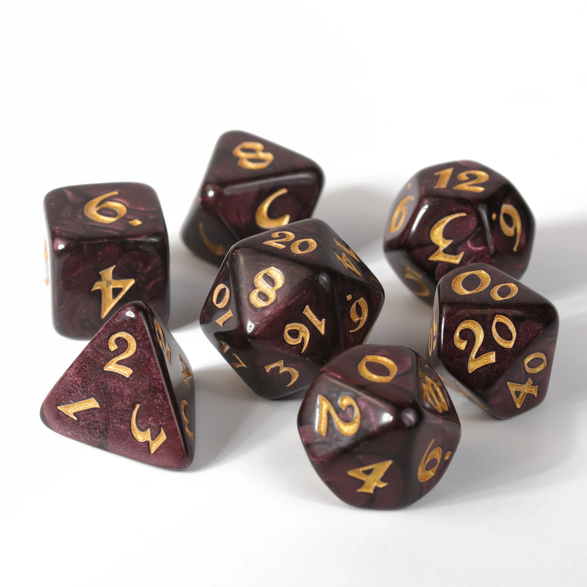 REROLLS RECYCLED RE-VENGE 7PC DICE SET