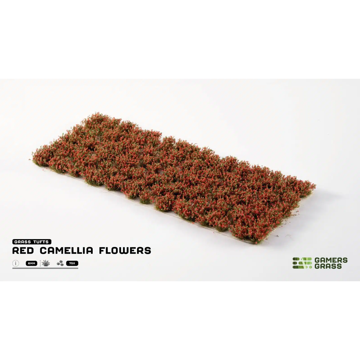 GAMER'S GRASS RED CAMELLIA FLOWERS
