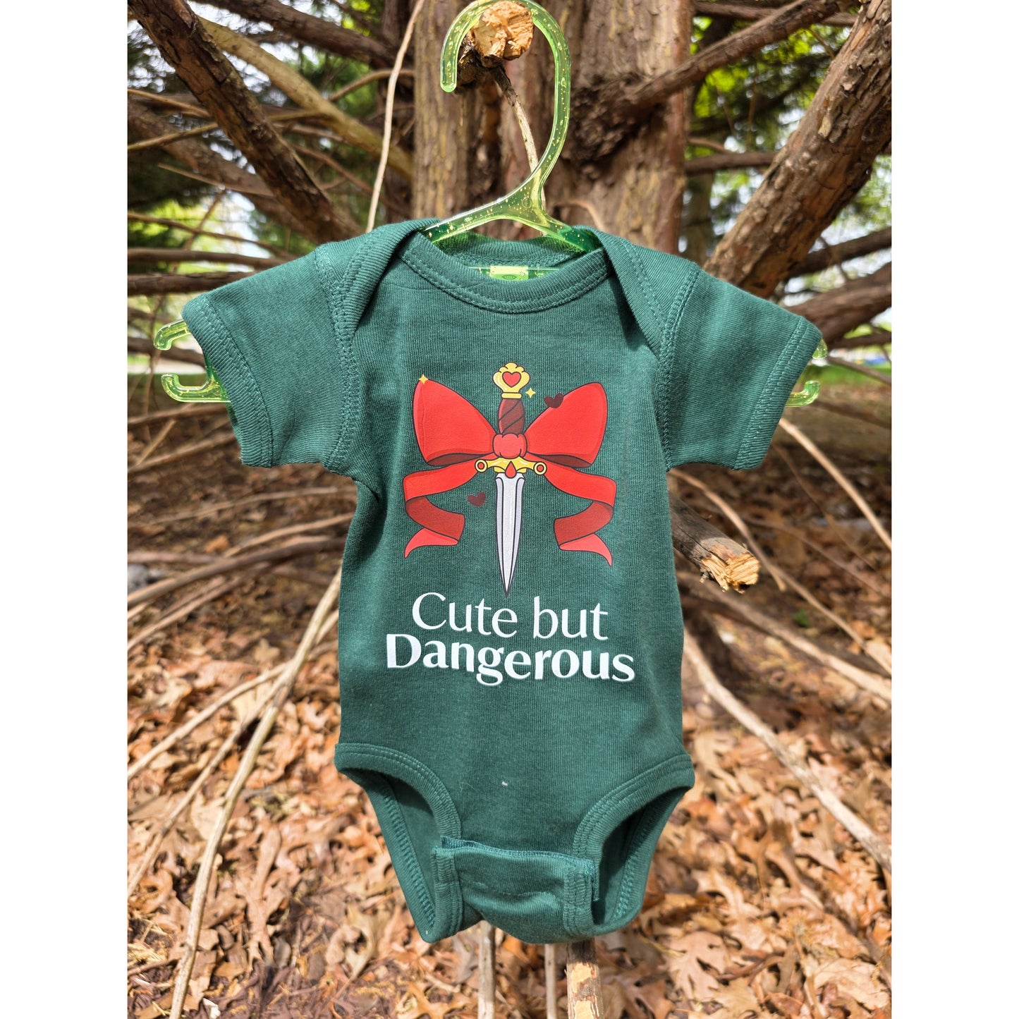CUTE BUT DANGEROUS BABY ONESIE