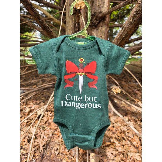 CUTE BUT DANGEROUS BABY ONESIE