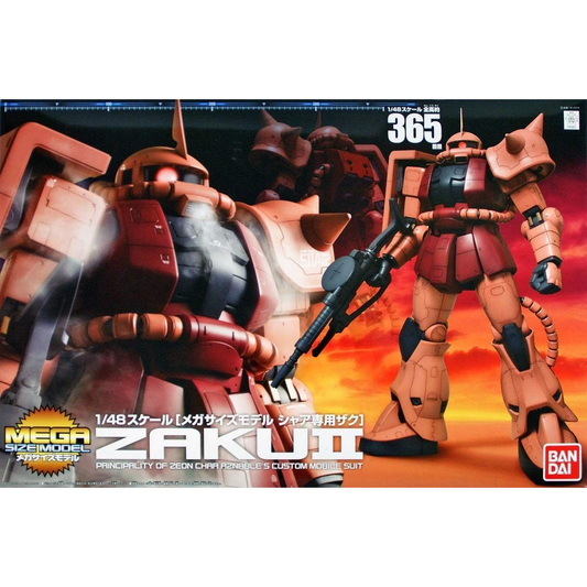 GUNDAM MS-06S CHAR'S ZAKU II MEGA SIZE 1/48