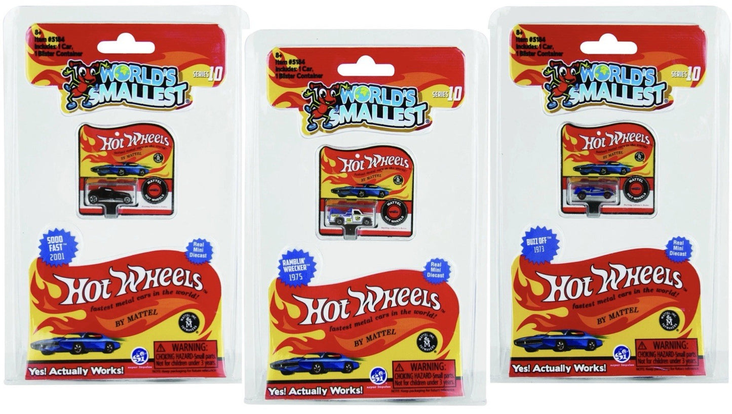 WORLD'S SMALLEST HOT WHEELS SERIES 10