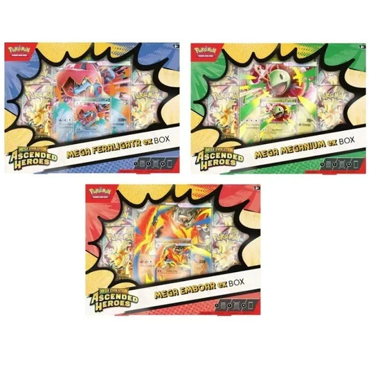 POKEMON ASCENDED HEROES MEGA EX BOX LIMITED 1 PER CUSTOMER