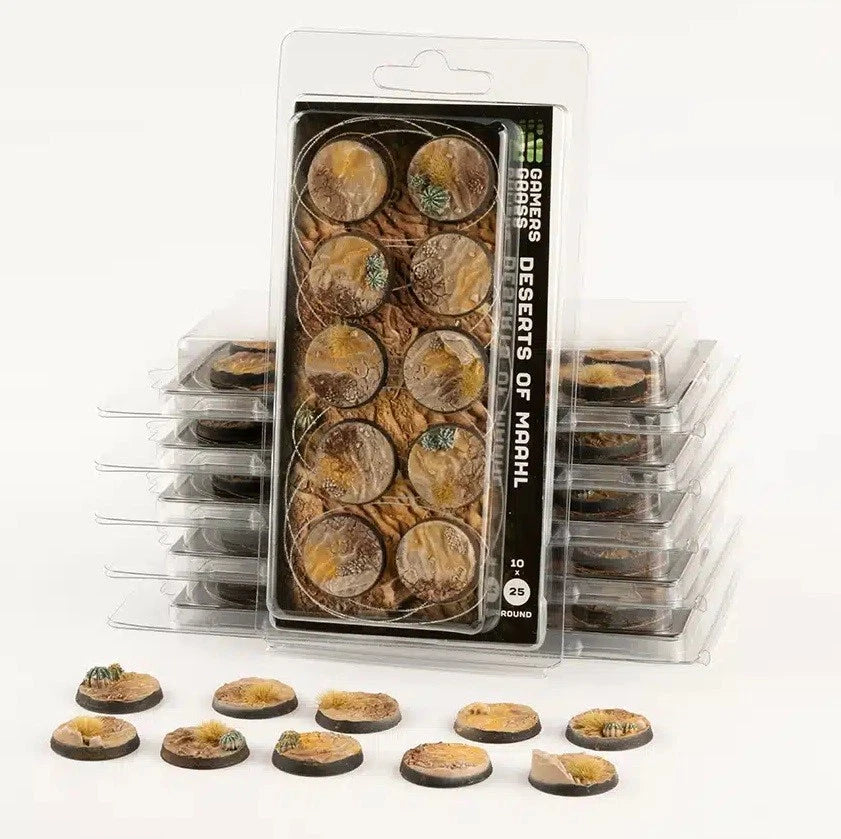 DESERTS OF MAAHL BASES 25MM ROUND