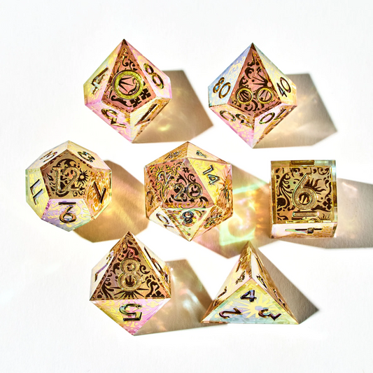 DISPEL SACRED FLAME ICONIC 7PC DICE SET