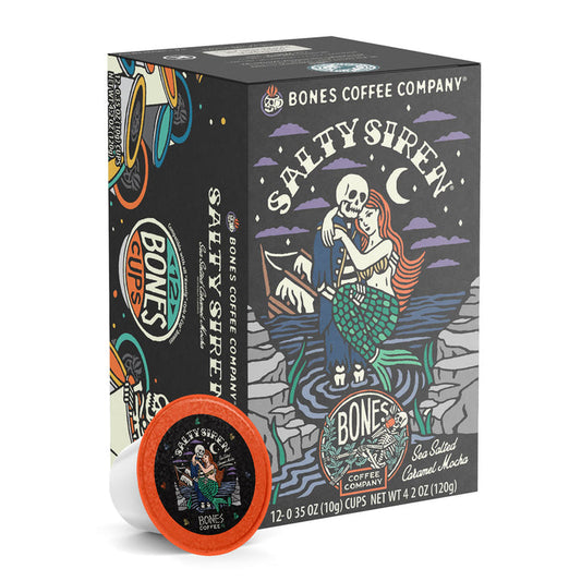 BONES COFFEE SALTY SIREN 12CT CUPS