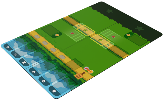 SUPER AUTO PETS CARD BATTLE PLAY MAT SET