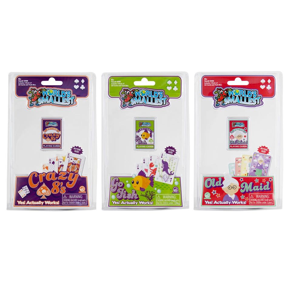 WORLD'S SMALLEST CLASSIC KIDS' CARD GAMES