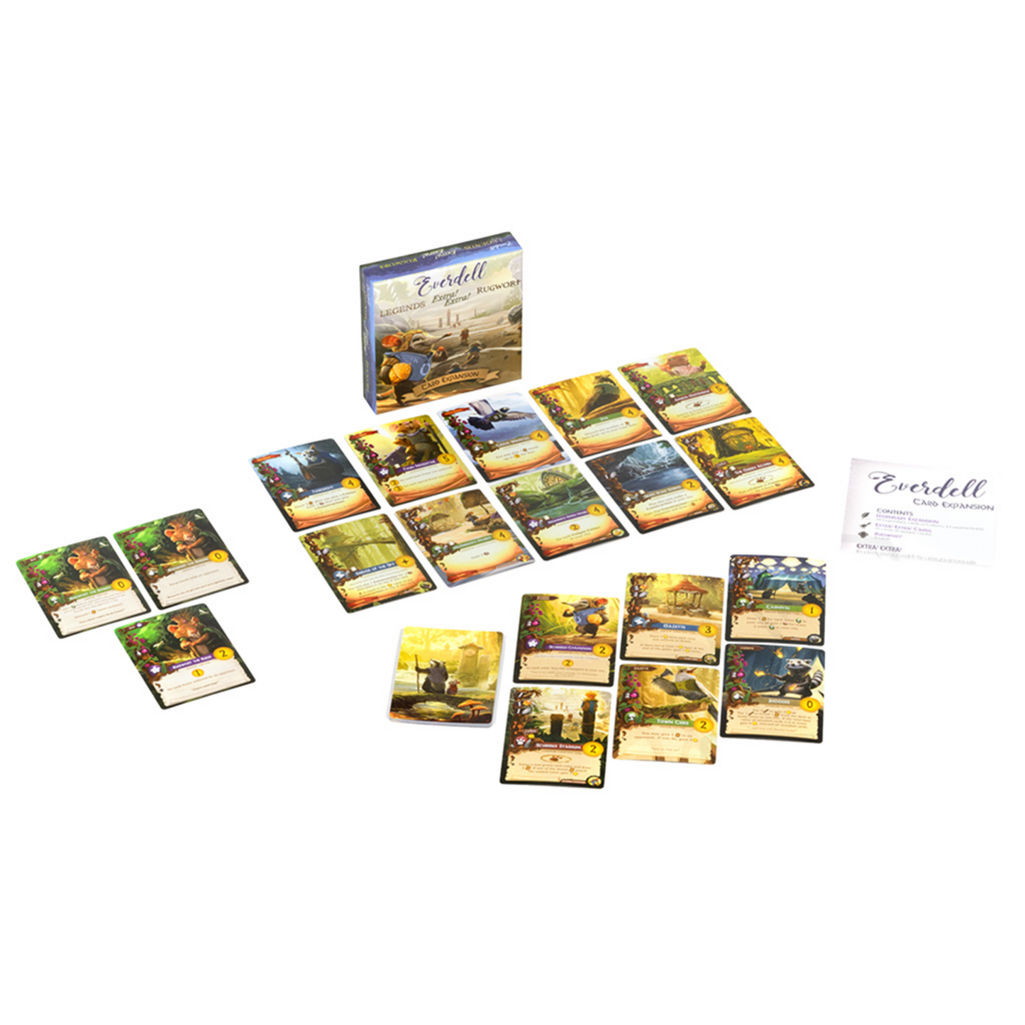 EVERDELL EXTRA EXTRA & RUGWORT CARD EXPANSION