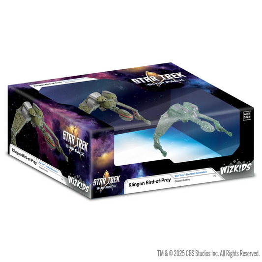 STAR TREK INTO THE UNKNOWN BIRD OF PREY CLOAKED & UNCLOAKED