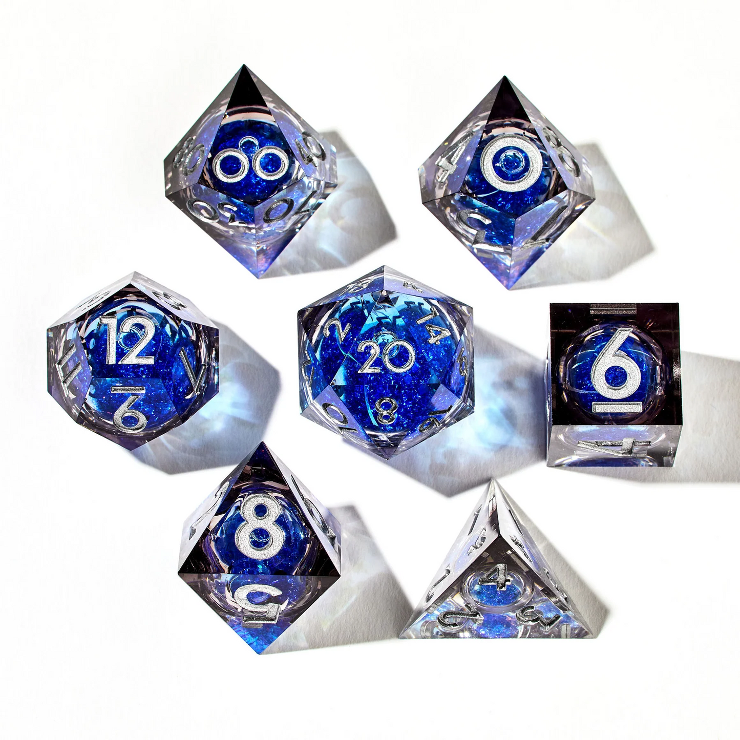 DISPEL STORMY SEAS LIQUID CORE 7PC DICE SET