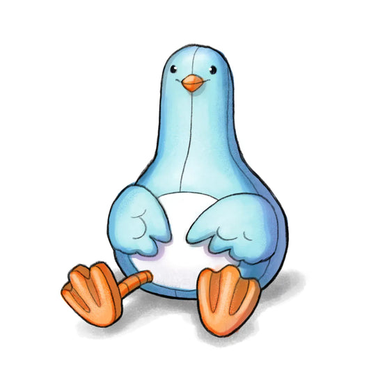BIRDS ON BIRDS GOOSE PLUSHIE