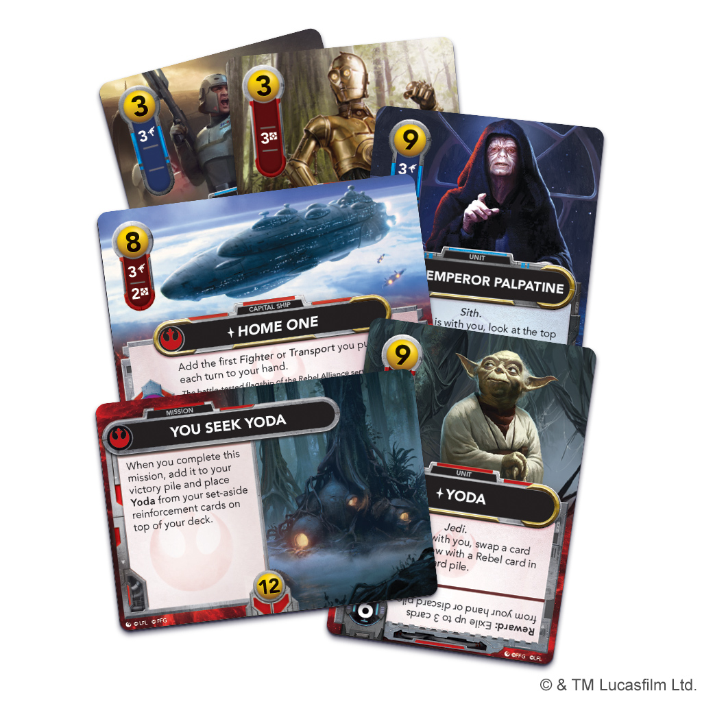 STAR WARS DECKBUILDING GAME: REBEL & EMPIRE REINFORCEMENTS EXPANSION