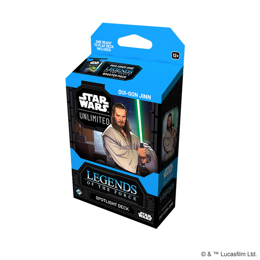 STAR WARS UNLIMITED LEGENDS OF THE FORCE SPOTLIGHT DECK: QUI-GON JINN