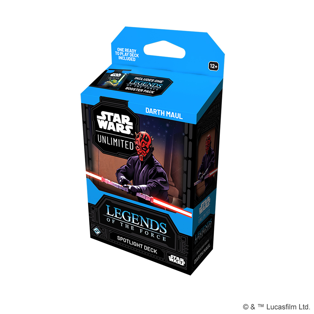 STAR WARS UNLIMITED LEGENDS OF THE FORCE SPOTLIGHT DECK: DARTH MAUL