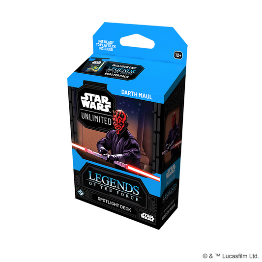 STAR WARS UNLIMITED LEGENDS OF THE FORCE SPOTLIGHT DECK: DARTH MAUL