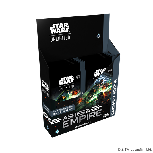 STAR WARS UNLIMITIED: ASHES OF THE EMPIRE CARBONITE BOOSTER BOX