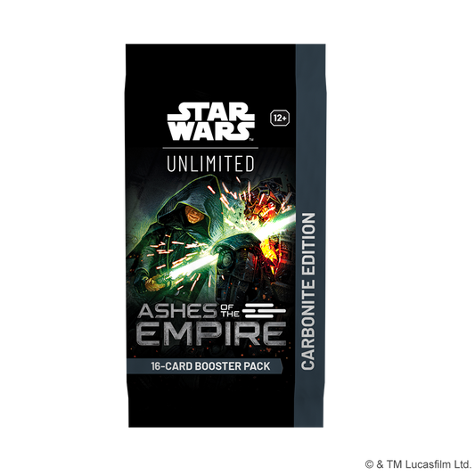 STAR WARS UNLIMITIED: ASHES OF THE EMPIRE CARBONITE BOOSTER PACK