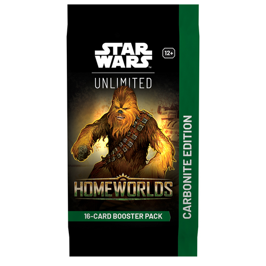 STAR WARS UNLIMITED HOMEWORLDS CARBONITE BOOSTER PACK