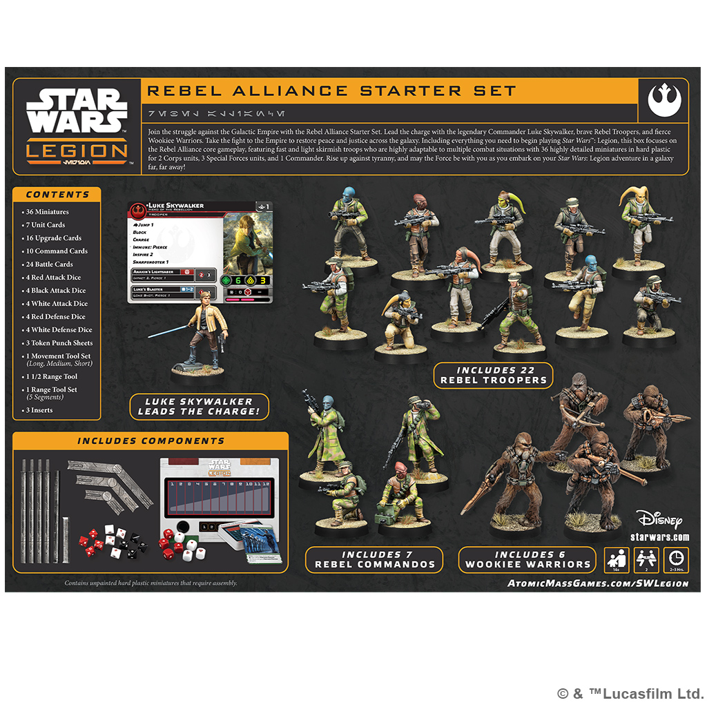 STAR WARS LEGION: REBEL ALLIANCE STARTER SET