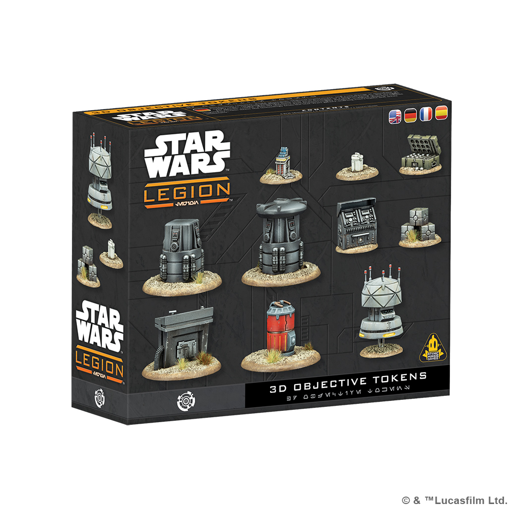 STAR WARS LEGION 3D OBJECTIVE TOKENS