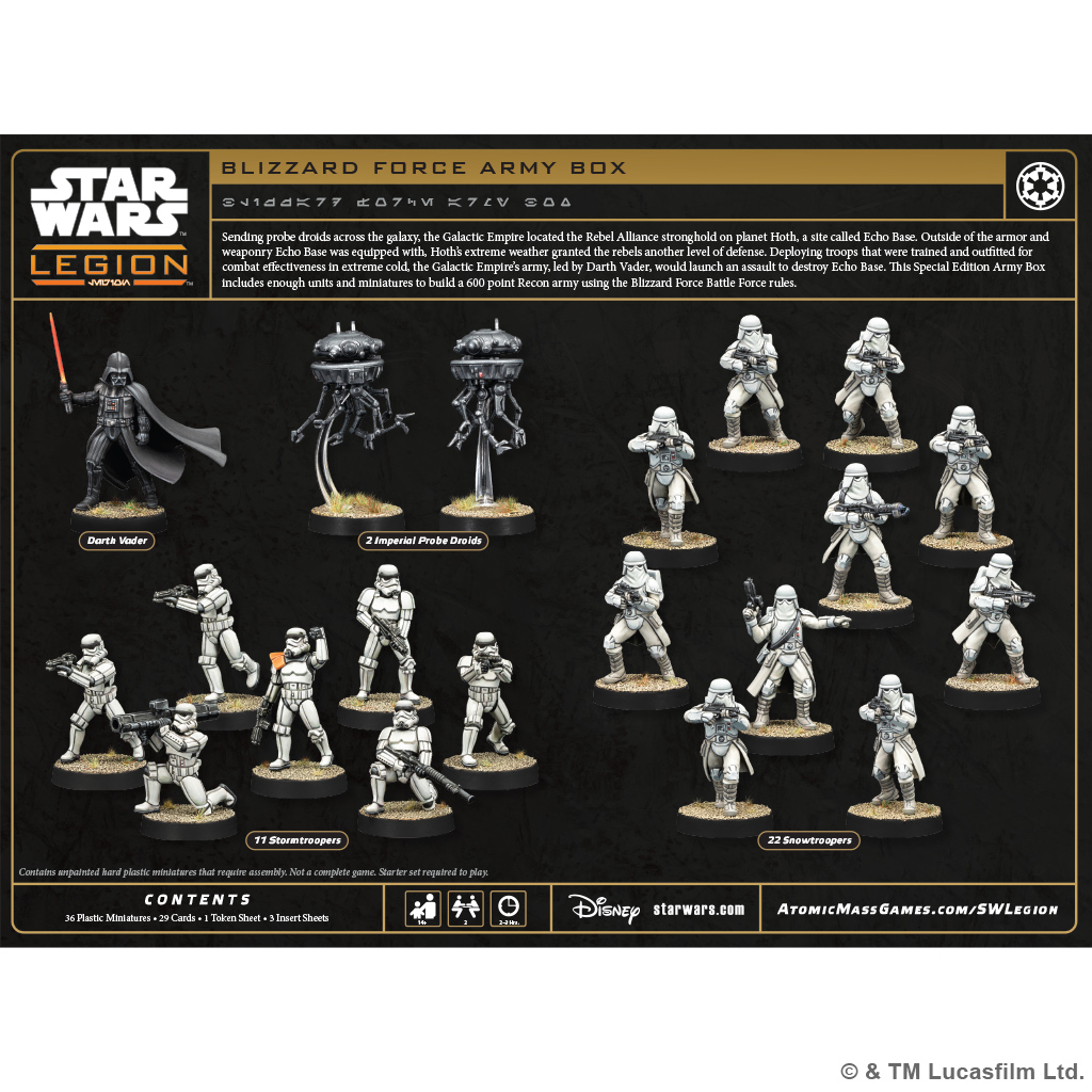 STAR WARS LEGION: BLIZZARD FORCE SPECIAL EDITION ARMY BOX