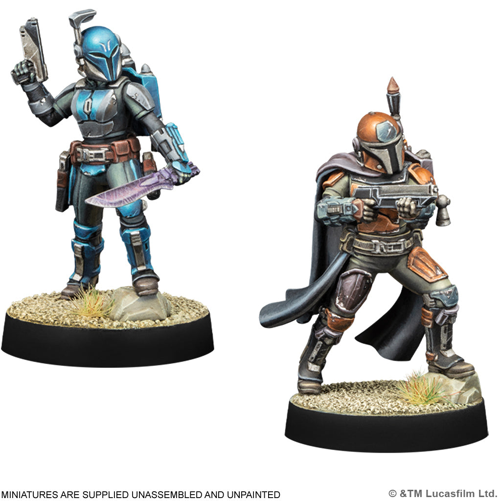 STAR WARS LEGION - CUSTOMIZABLE MANDALORIAN LEADER AND HUNTER
