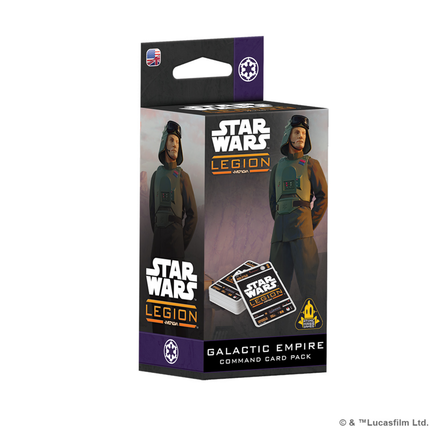 STAR WARS LEGION: GALACTIC EMPIRE COMMAND CARD PACK