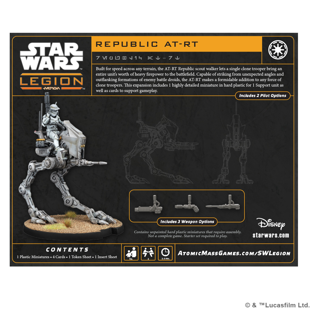 STAR WARS LEGION: REPUBLIC AT-RT