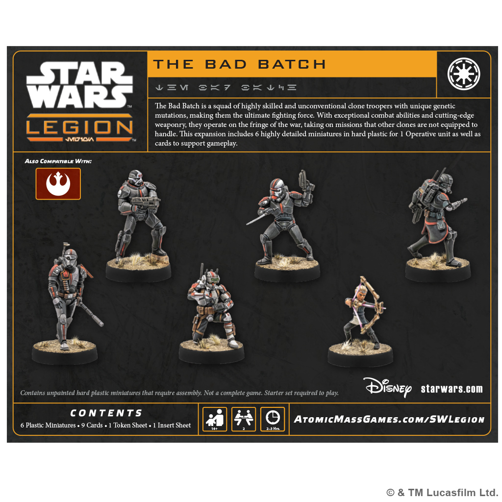 STAR WARS LEGION: BAD BATCH