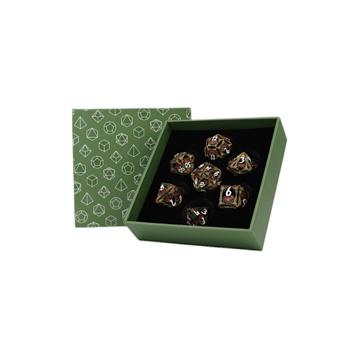 HOLLOW METAL DICE: DRAGON EYE