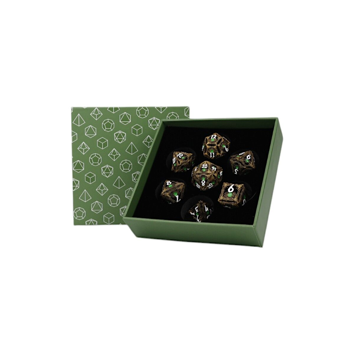 HOLLOW METAL DICE: DRAGON EYE