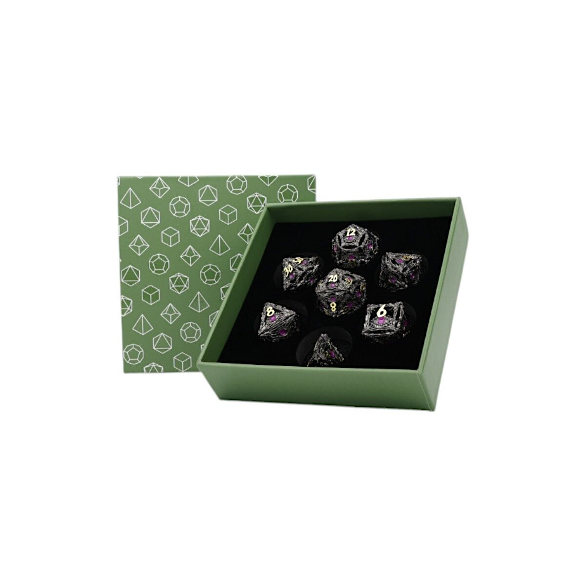 HOLLOW METAL DICE: DRAGON EYE