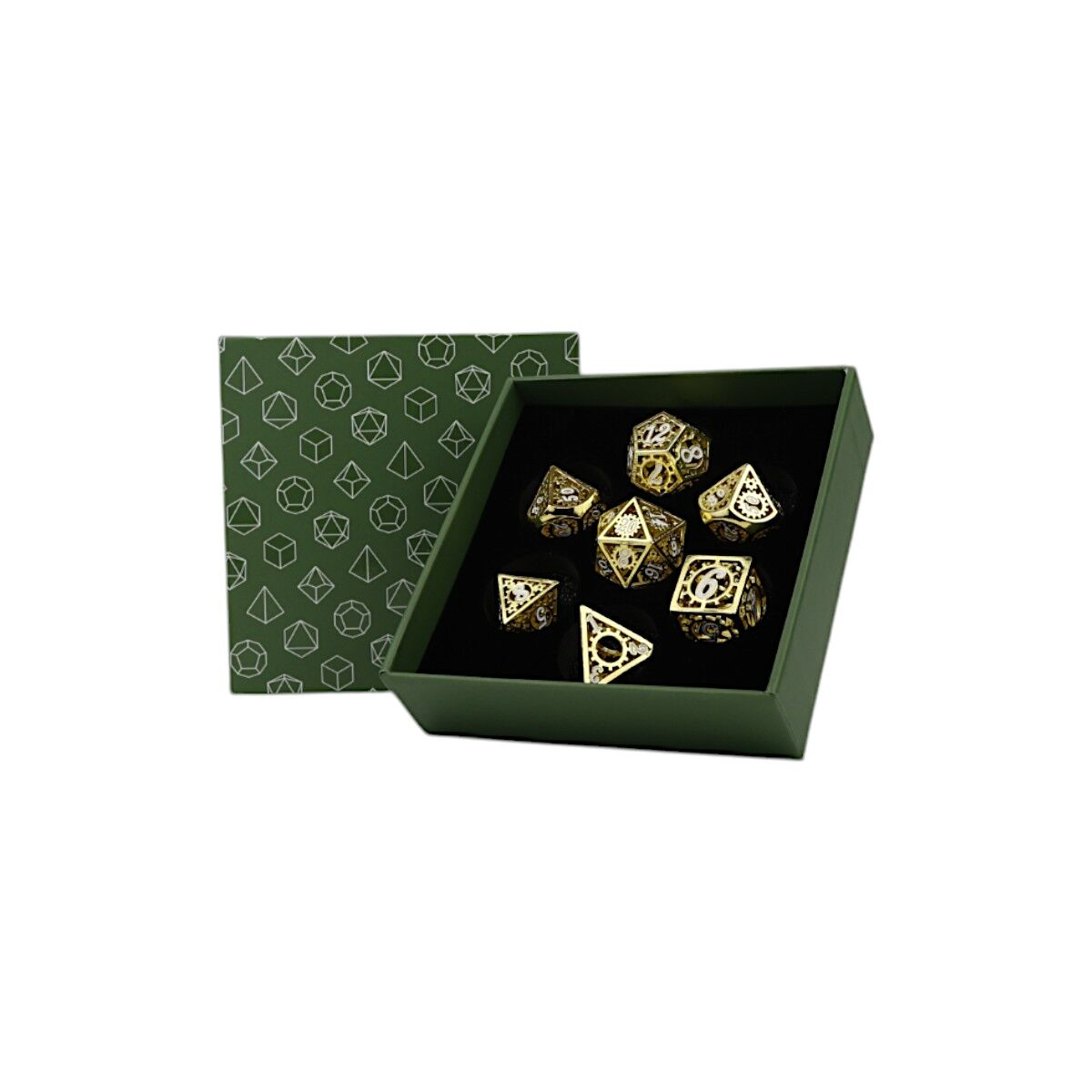 HOLLOW METAL DICE: CLOCKWORK SUN