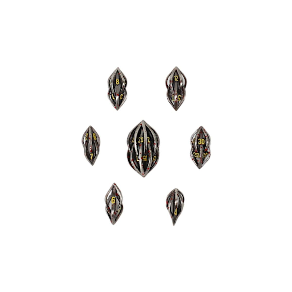 HOLLOW METAL DICE: ELLIPTIC
