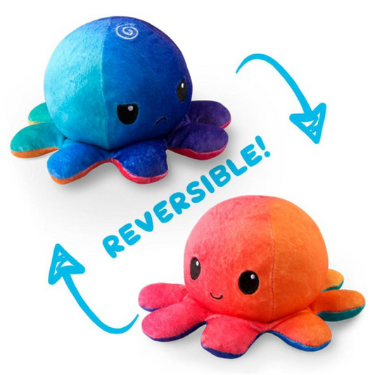 REVERSIBLE OCTOPUS PLUSH SUNSET/MERMAID