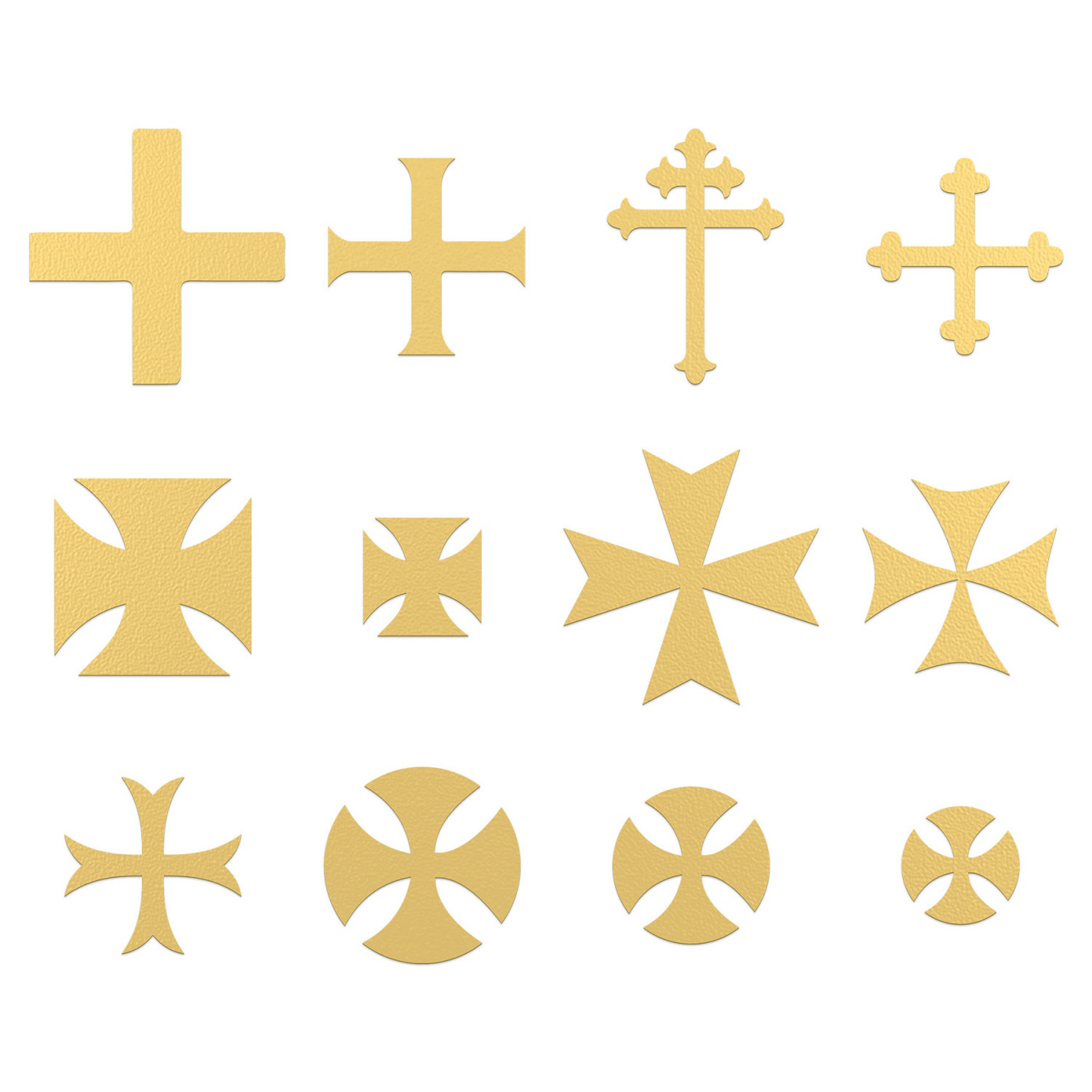 GSW BRASS TEMPLAR CROSSES