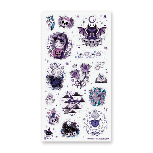 BOO BLOOM STICKER SHEET