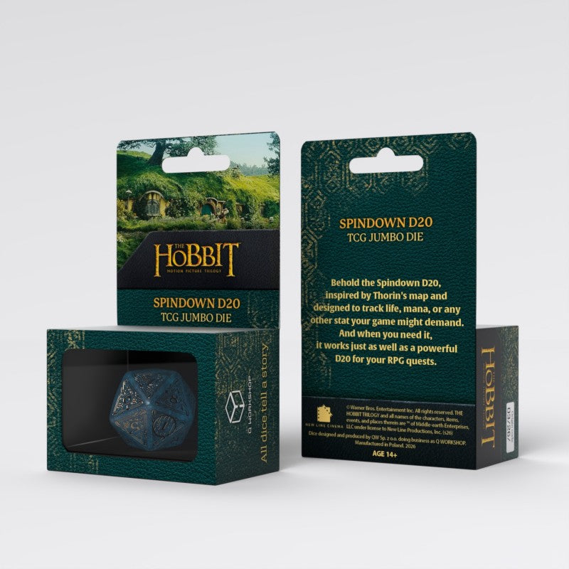THE HOBBIT TCG JUMBO D20 SPINDOWN AETHER