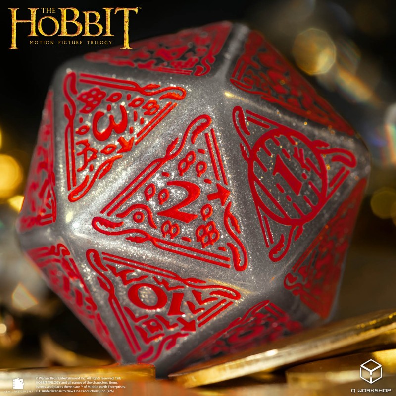 THE HOBBIT TCG JUMBO D20 SPINDOWN LUNARIS