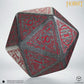 THE HOBBIT TCG JUMBO D20 SPINDOWN LUNARIS