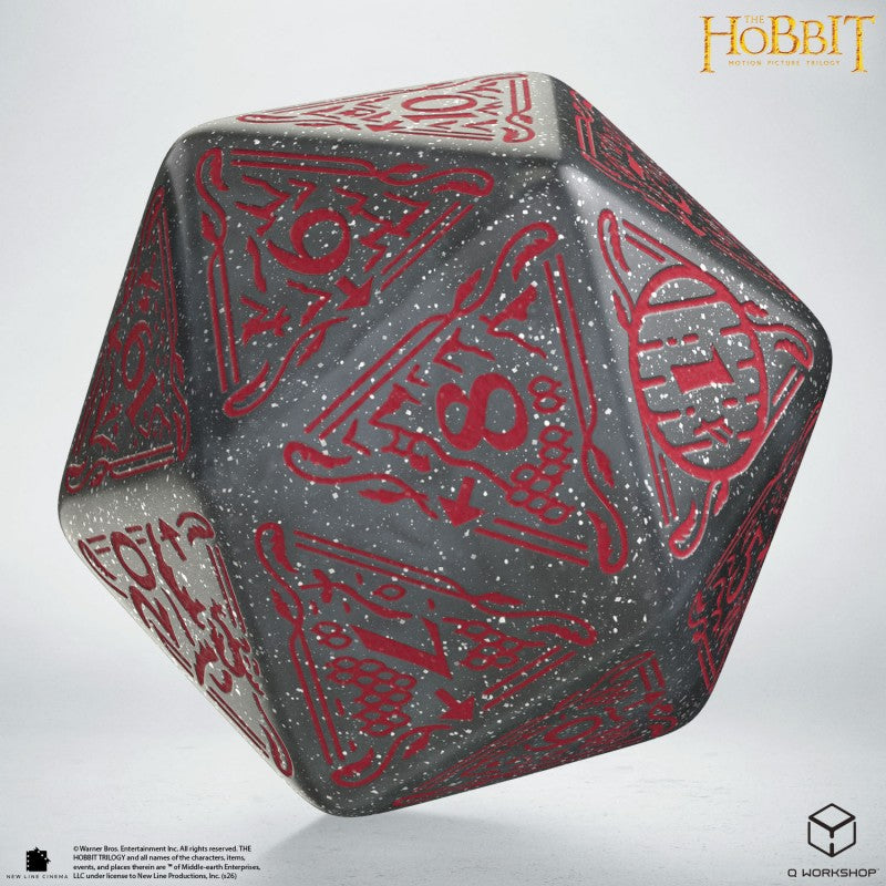 THE HOBBIT TCG JUMBO D20 SPINDOWN LUNARIS