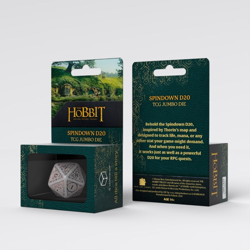 THE HOBBIT TCG JUMBO D20 SPINDOWN RADIANT