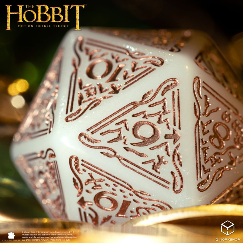 THE HOBBIT TCG JUMBO D20 SPINDOWN RADIANT