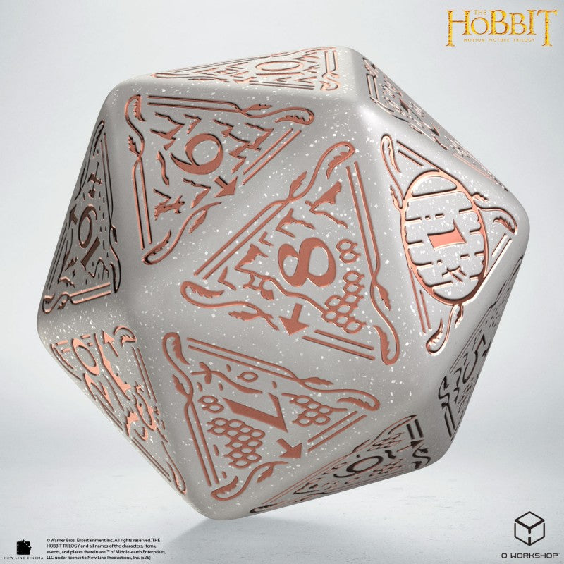 THE HOBBIT TCG JUMBO D20 SPINDOWN RADIANT