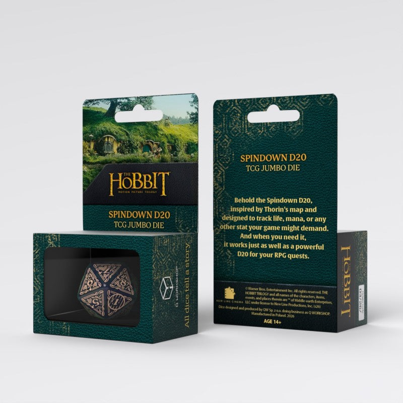THE HOBBIT TCG JUMBO D20 SPINDOWN TIDEBORN