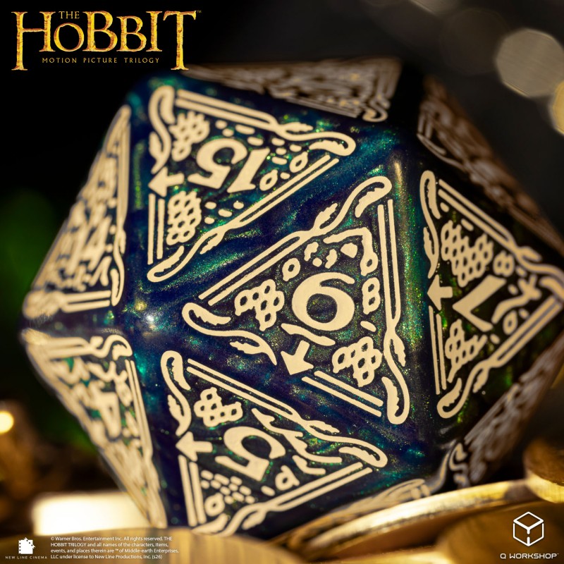 THE HOBBIT TCG JUMBO D20 SPINDOWN TIDEBORN