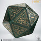 THE HOBBIT TCG JUMBO D20 SPINDOWN VERDANT