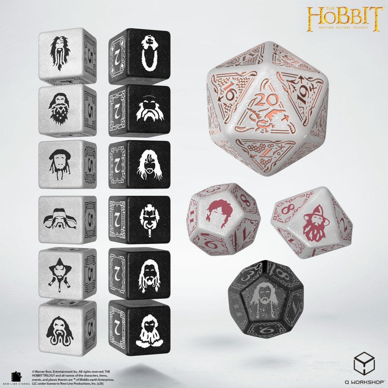 THE HOBBIT 7PC TCG DICE SET - RADIANT DAWN